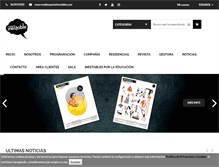 Tablet Screenshot of espacioinestable.com